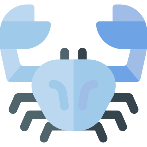 krab Basic Rounded Flat ikona