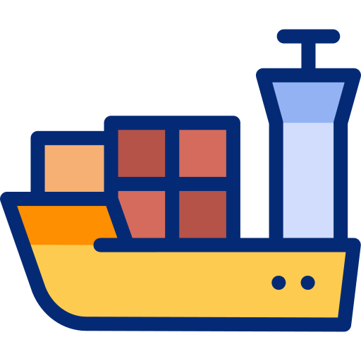 containerschiff Basic Accent Lineal Color icon