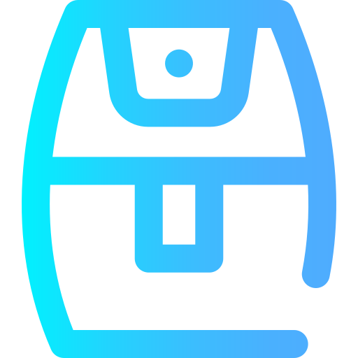 Air fryer Super Basic Omission Gradient icon