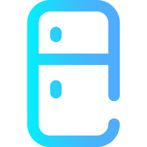 冷蔵庫 Super Basic Omission Gradient icon