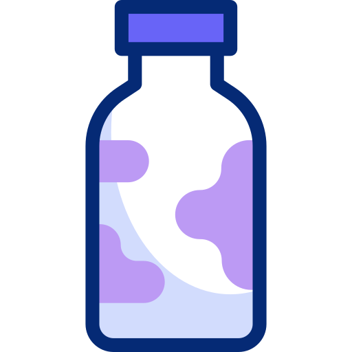 bouteille de lait Basic Accent Lineal Color Icône