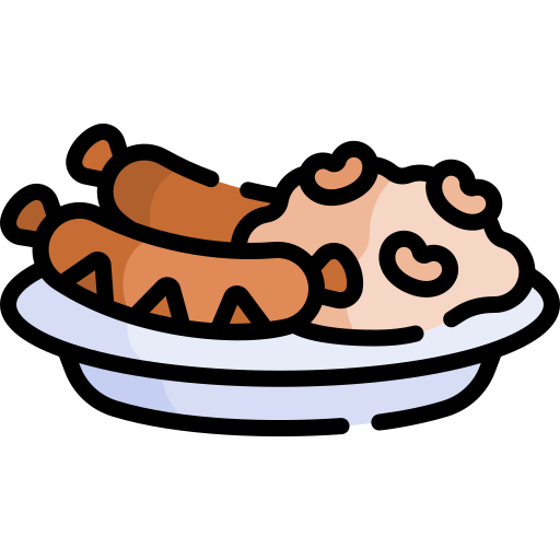 wurst Kawaii Lineal color icon