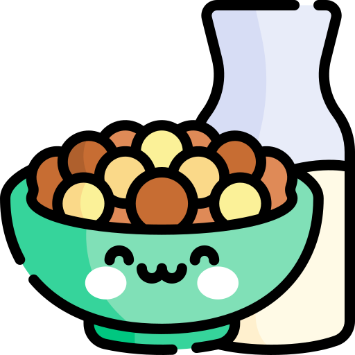 Cereals Kawaii Lineal color icon