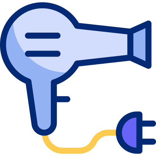 Hair dryer Basic Accent Lineal Color icon
