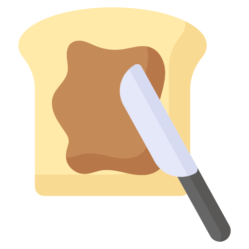 geroosterd brood Generic color fill icoon
