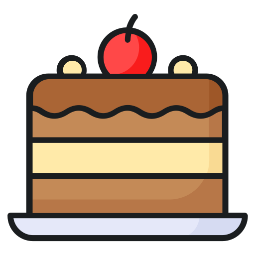 Chocolate cake Generic color lineal-color icon