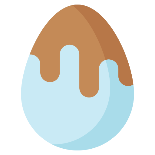 초콜릿 달걀 Generic color fill icon
