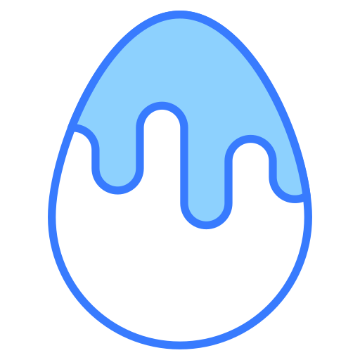 Chocolate egg Generic color lineal-color icon