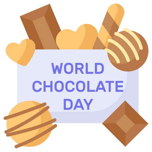 World chocolate day Generic color fill icon