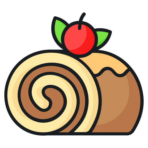 Swiss roll Generic color lineal-color icon