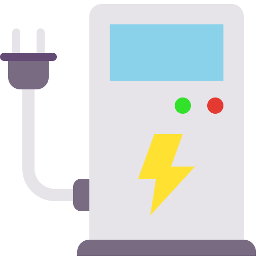 Электрическая станция Generic color fill иконка