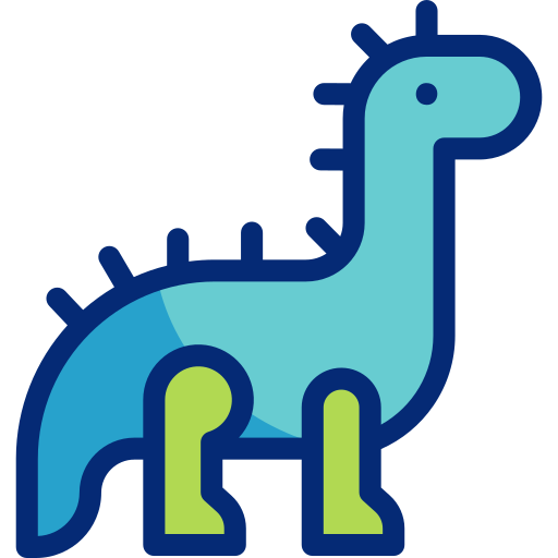 dino Basic Accent Lineal Color icon