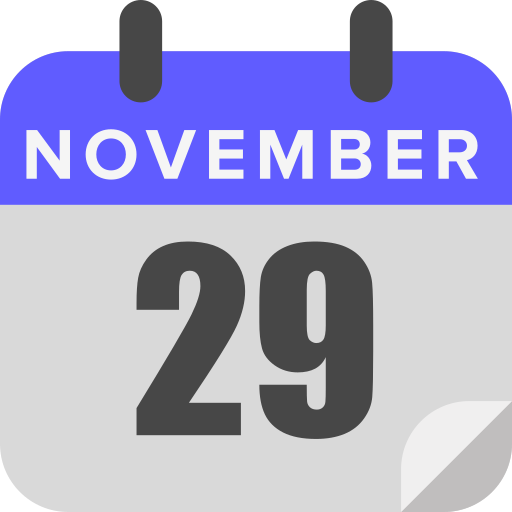 November Generic color fill icon