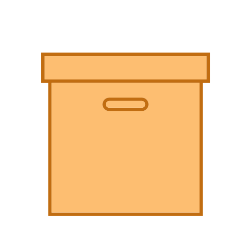 Storage box Generic color lineal-color icon
