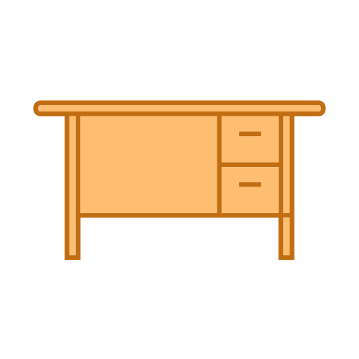 책상 Generic color lineal-color icon