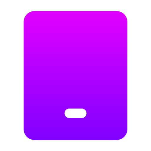 タブレット Generic gradient fill icon