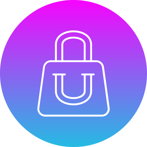 Shopping bag Generic gradient fill icon