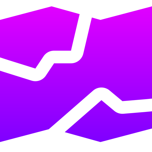 地図 Generic gradient fill icon