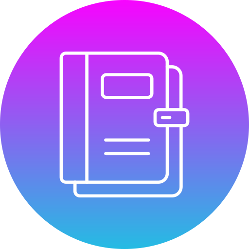 Notebook Generic gradient fill icon