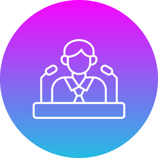 Conference Generic gradient fill icon