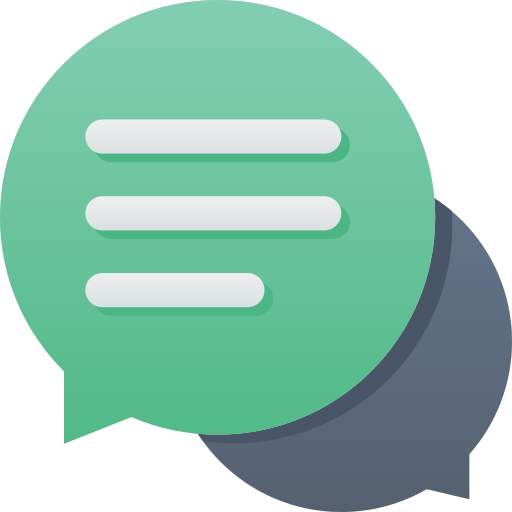 Chat Generic gradient fill icon