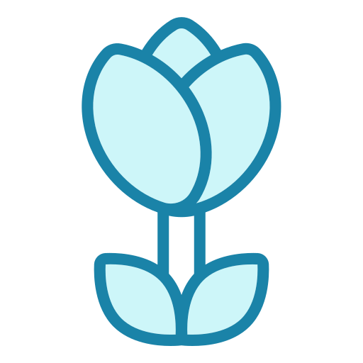 tulipán Generic color lineal-color icono