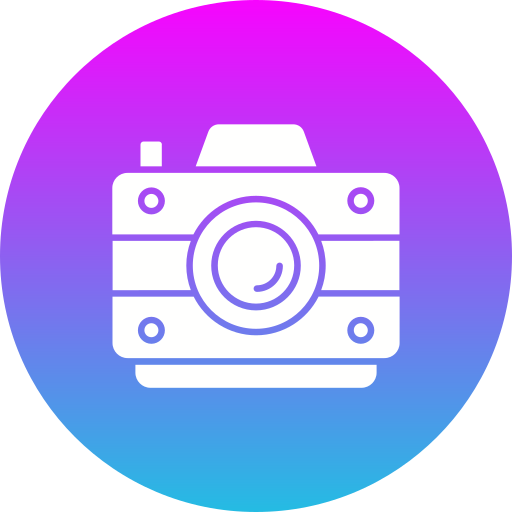 fotocamera Generic gradient fill icona