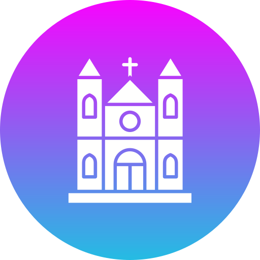 교회 Generic gradient fill icon