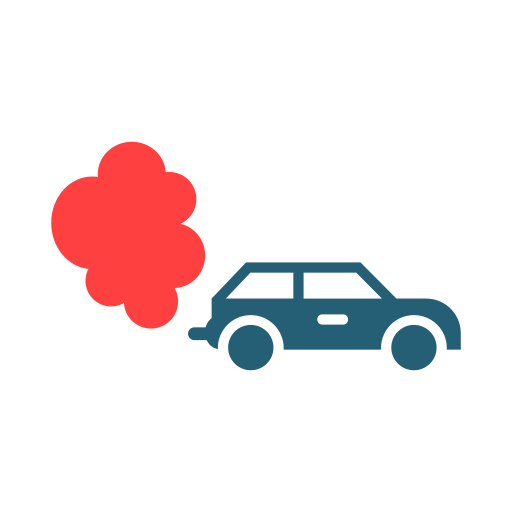 Car pollution Generic color fill icon