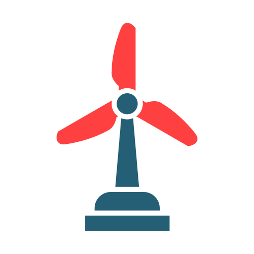 turbina eolica Generic color fill icona