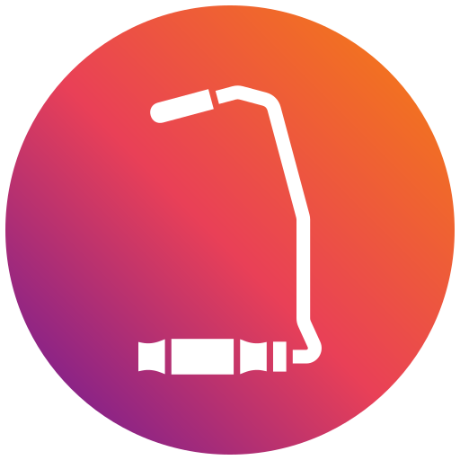 Long reach tool Generic gradient fill icon