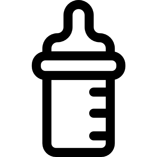 biberón Basic Rounded Lineal icono