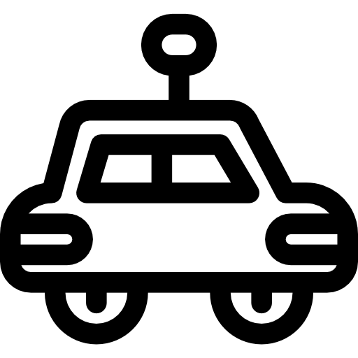 spielzeugauto Basic Rounded Lineal icon