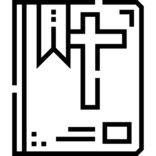 성경 Detailed Straight Lineal icon