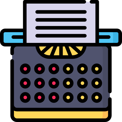 タイプライター Special Lineal color icon