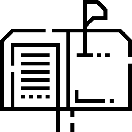 メールボックス Detailed Straight Lineal icon