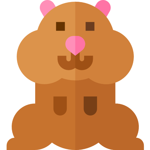 Hamster Basic Straight Flat icon