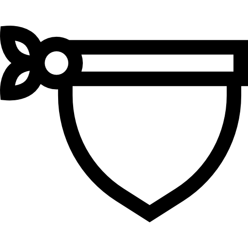 chustka Basic Straight Lineal ikona