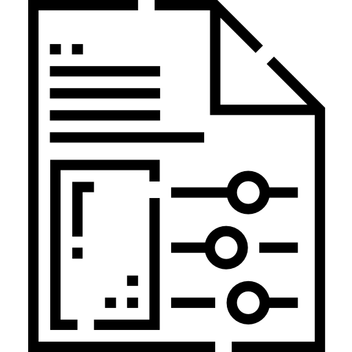 file Detailed Straight Lineal icona