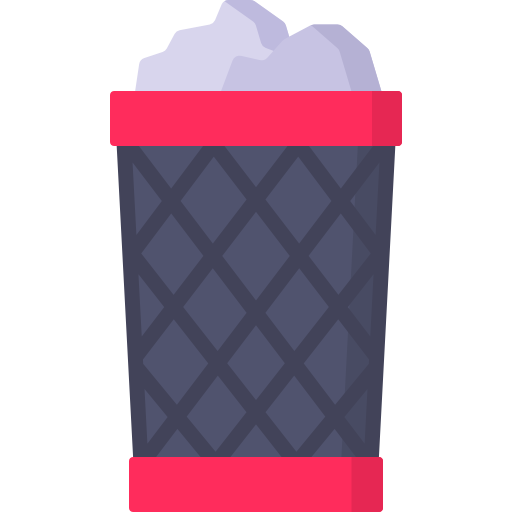 Trash can Special Flat icon