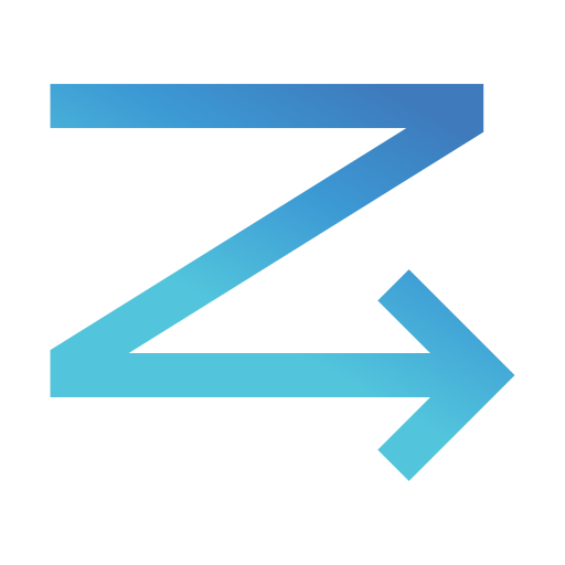zig-zag Generic gradient outline icono