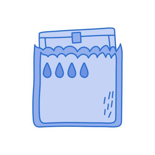 toalla sanitaria Generic color lineal-color icono