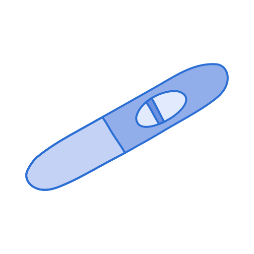 Тест на беременность Generic color lineal-color иконка