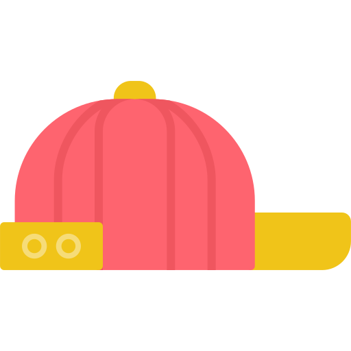 gorra de beisbol Generic color fill icono