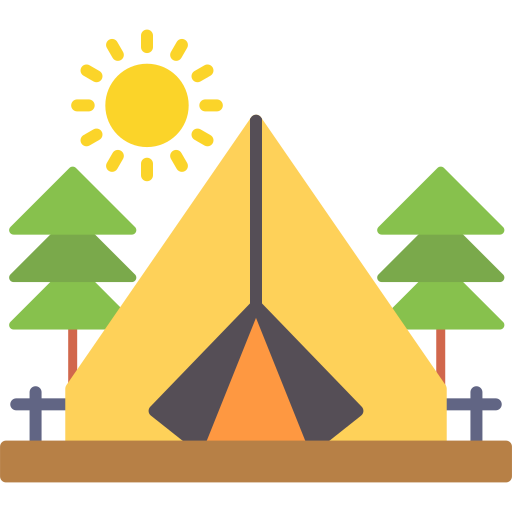 キャンプ Generic color fill icon