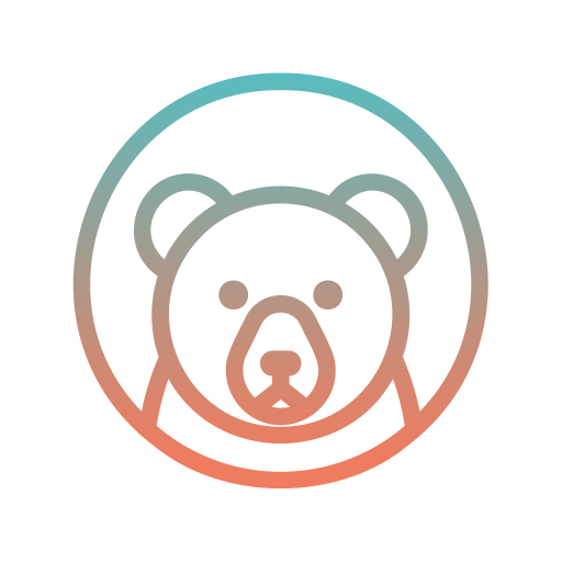곰 Generic gradient outline icon