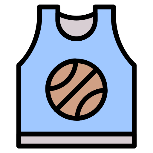 camisa de basquete Generic color lineal-color Ícone
