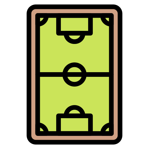 campo de futebol Generic color lineal-color Ícone