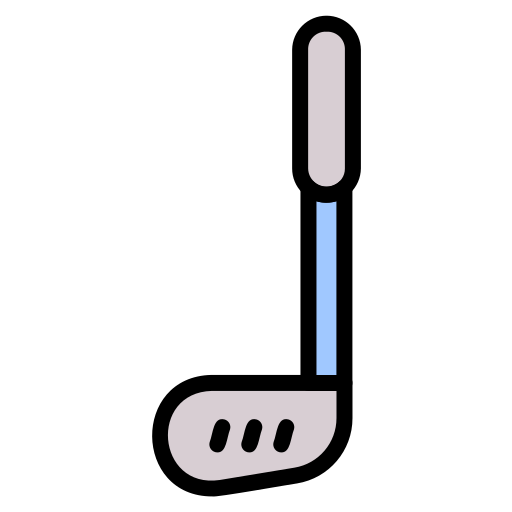골프 스틱 Generic color lineal-color icon