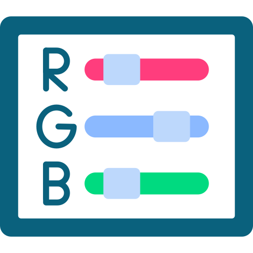 rgb Generic color fill icon